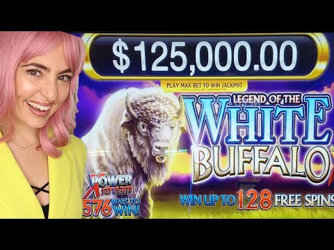 $25/SPIN BONUS Game on White Buffalo Slot Machine at Wind Creek!