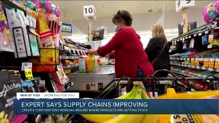 Expert says that supply chains are improving