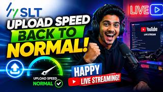 වැරදි හදන් ඉස්සරහට ගමනක් යන SLT | බැන්නට Sry...😪😪 | Upload Speed back to Normal