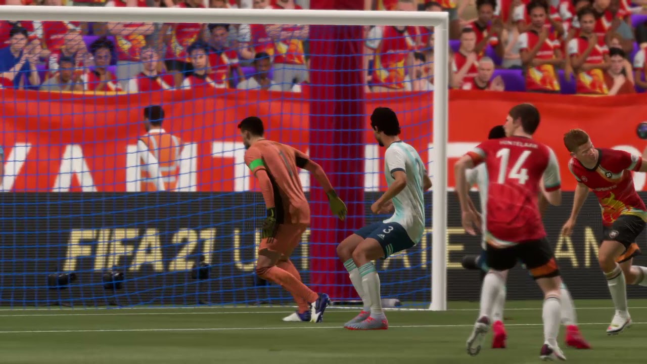 FIFA 21_FUT Rarely to see computer AI had such a bad luck.