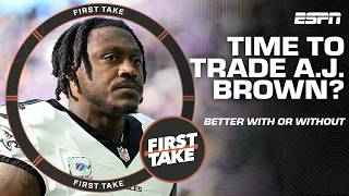 Why Stephen A. believes the Eagles should trade A.J. Brown 👀 | First Take