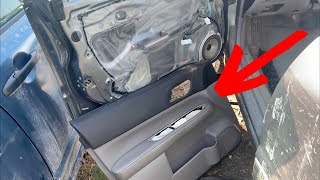 How to remove door panel Subaru Forester 2003-2008