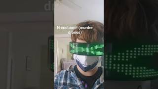 making an n cosplay! day 1: face #nmurderdrones #cosplay #costume #murderdrones #costumemaking