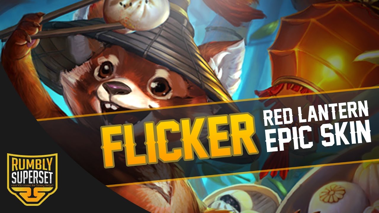 Vainglory Skins Gameplay - [Epic] Red Lantern Flicker Gameplay [Update 2.4]