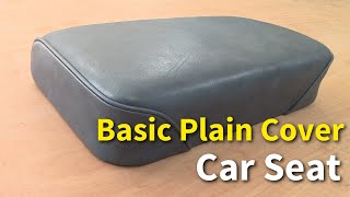How to Box a Car Seat Cover  Upholstery for beginners
