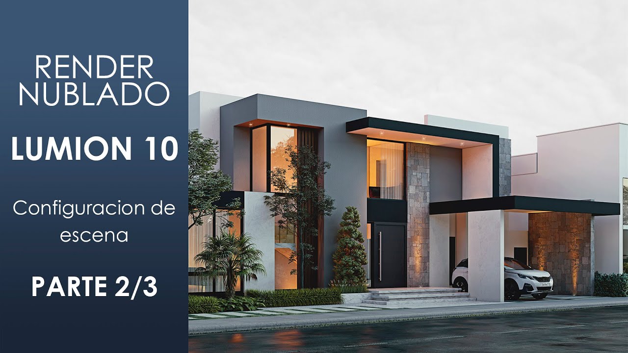 Tutorial Lumion 10 Exterior - Confg. de escena - PARTE 2/3 - YouTube