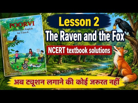 The Raven and the Fox   The Raven 🐦‍⬛ and the 🦊 fox   Poorvi 