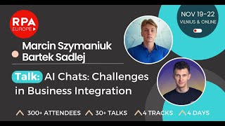 Marcin Szymaniuk, Bartek Sadlej: AI Chats: Challenges in Business Integration