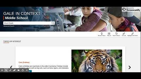Gale In Context: Middle School - Basic Search
