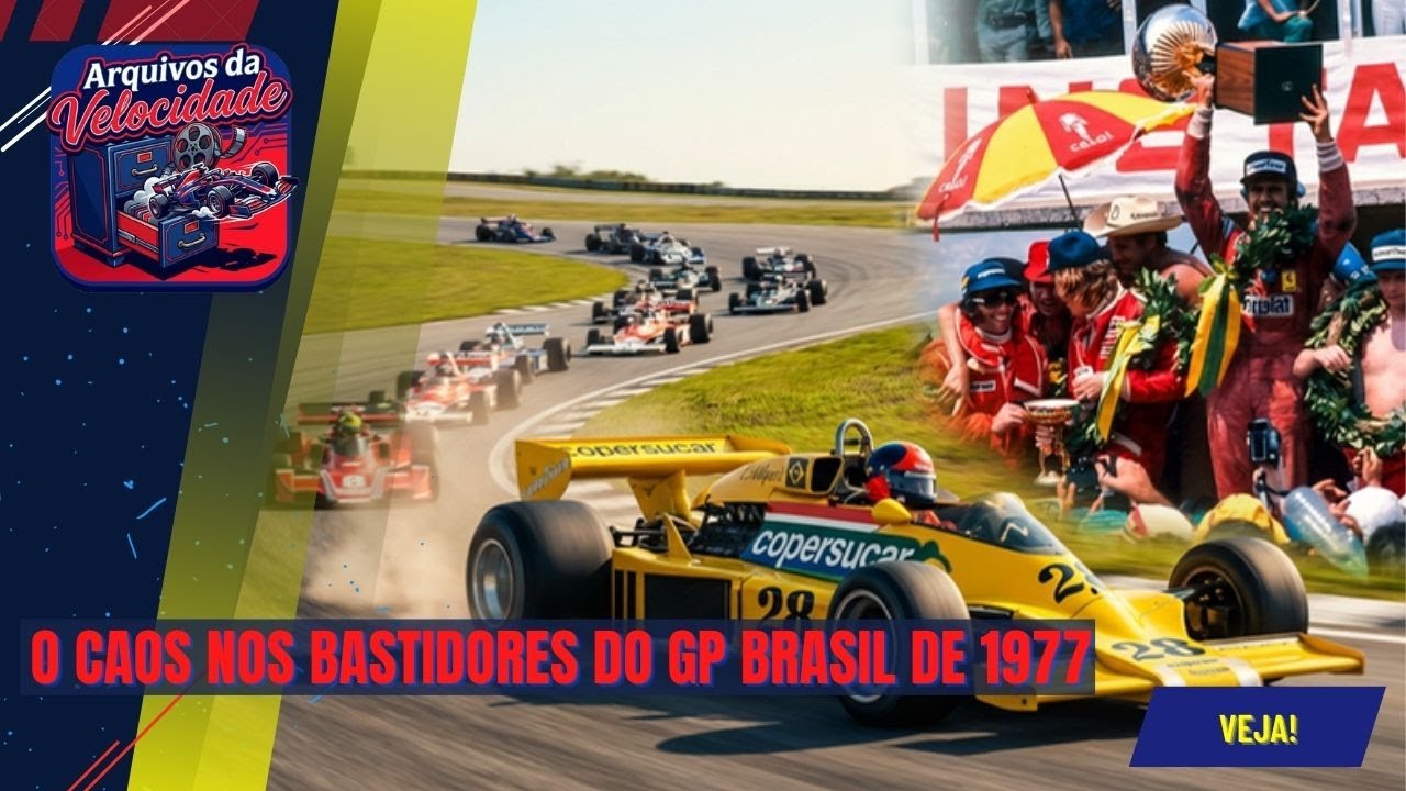 O GP DO BRASIL DE 1977 FICOU MARCADO POR TRETAS, MUITA DESORGANIZAÇÃO E VITÓRIA DE PILOTO ARGENTINO