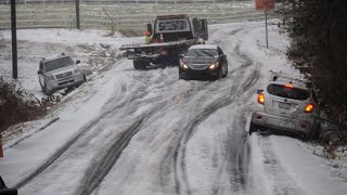 Wintry weather lingers through tonight, black ice is a major concern the next couple of mornings Wintry weather lingers through tonight, black ice is a major concern the next couple of mornings