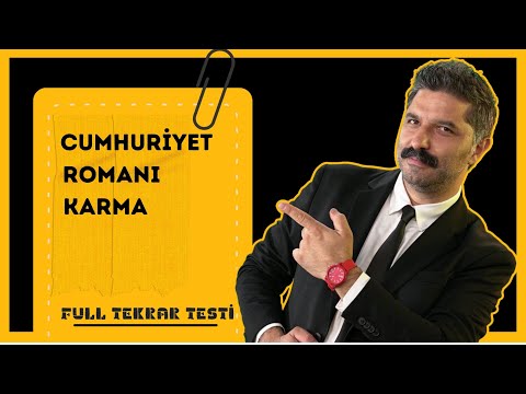 Cumhuriyet Romanı | Karma | FULL TEKRAR TESTİ | Rüştü Hoca