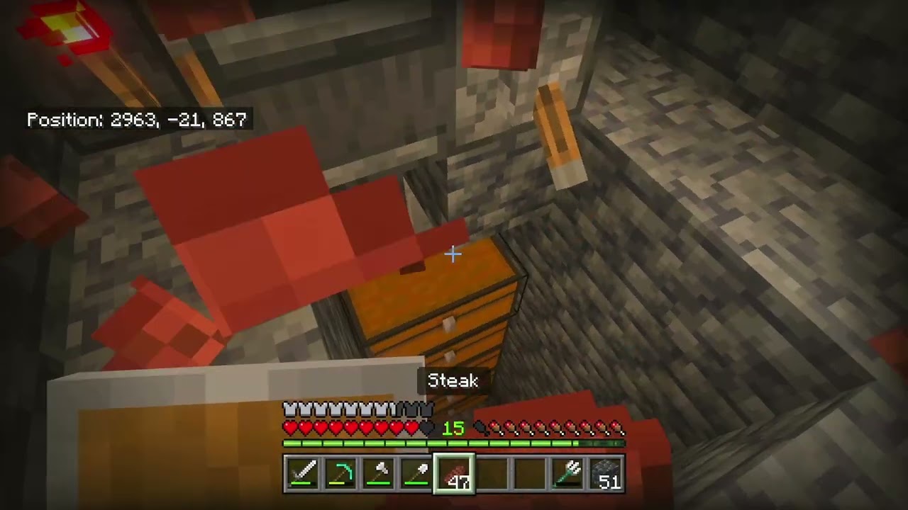 Minecraft Let's Play: Skeleton Grinder Construction Pt. 2 (23)