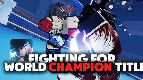 Reaching the World Champion Rank.. | Roblox Untitled Boxing Game