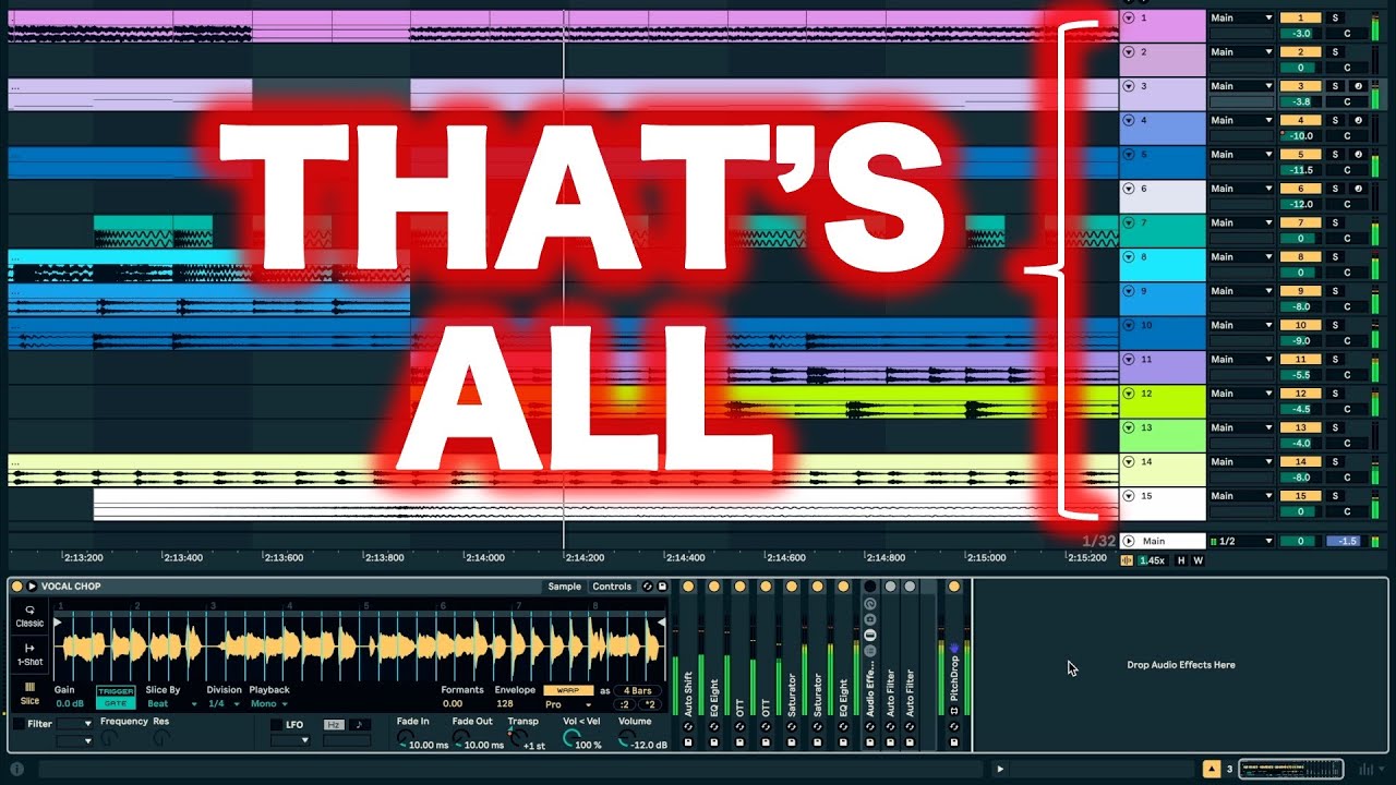 i made a goat song with 15 tracks