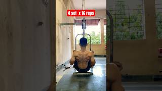 Want A BIGGER Back ? Do This ! #shortvideo #shorts #back #workout