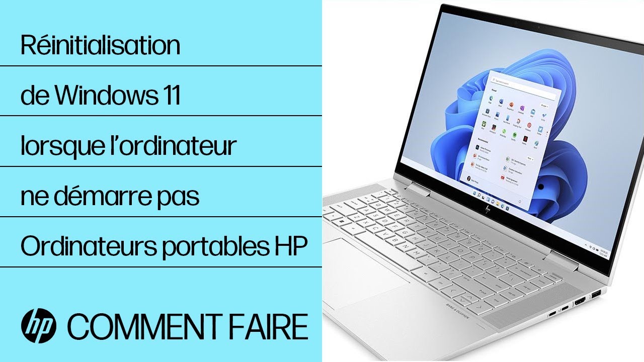 Comment réinitialiser Windows 11 lorsque votre ordinateur HP ne démarre pas