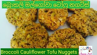 බ්‍රොකලි මල්ගෝවා ටෝෆු නගට්ස් Broccoli Cauliflower Tofu Nuggets Baby Food recipes Happy Nest