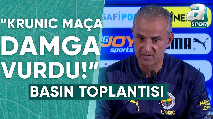 Fenerbahçe 4-2 Adana Demirspor İsmail Kartal Maç Sonu Basın Toplantısı / A Spor / 03.04.2024