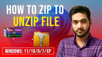 How to Zip and Unzip Files in PC | Extract ZIP File in Windows 10/11 | Bangla Tutorial 2025