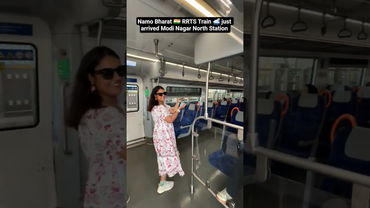 Namo Bharat 🇮🇳 RRTS Train 🚅 just arrived Modi Nagar North Station 