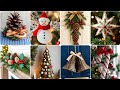 🍂🌲 Pine Cone Christmas Crafts &amp; Paper DIY | Handmade Holiday Decorations Christmas decorations ideas