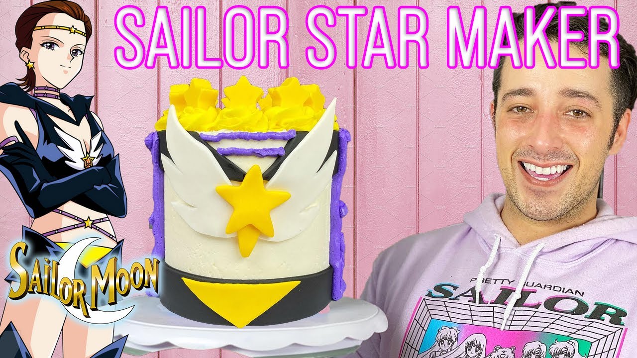 Sailor Moon | How to Make a Sailor Star Maker Themed Cake | Nerdy Birthday Cake  Ideas | MANCAKE! - YouTube