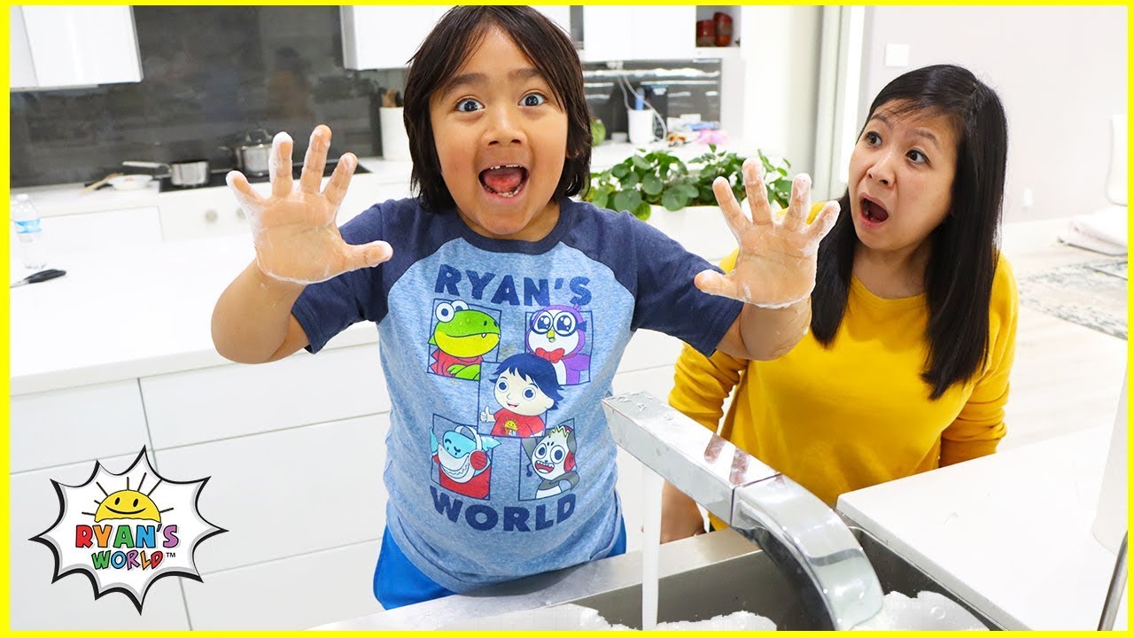 Ryan Learns Wash Hands Healthy Habits for kids!!! Ryan Learns Wash Hands Healthy Habits for kids!!!