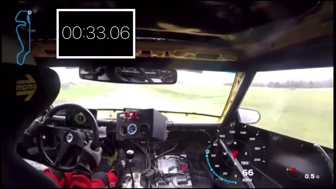 K swapped Honda CRX fast lap Atlantic Motorsport Park 2022