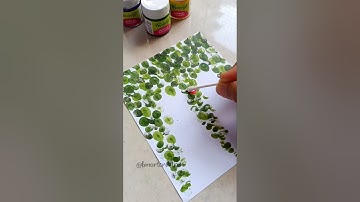 Easy painting technique 😍💕 #shorts #painting #flowerart #canvas #ytshorts #drawing #shortsvideo #art