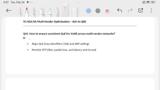 5G SA&NSA RF Troubleshooting Multivendor Interview Preparation