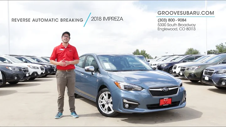 Der 2018 Subaru Impreza mit Rückwärtsautomatikbremsen