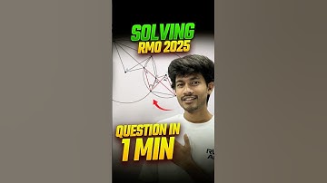 RMO 2025 Solution under 1 Minute #geometry #ioqm #olympiad