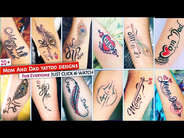 27 Best Mom Dad tattoo | Mom Dad tattoo designs | Maa tattoo | Paa tattoo | tattoo class=