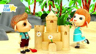 ⁣New 3D Cartoon For Kids  Dolly And Friends  Sand Castles #8