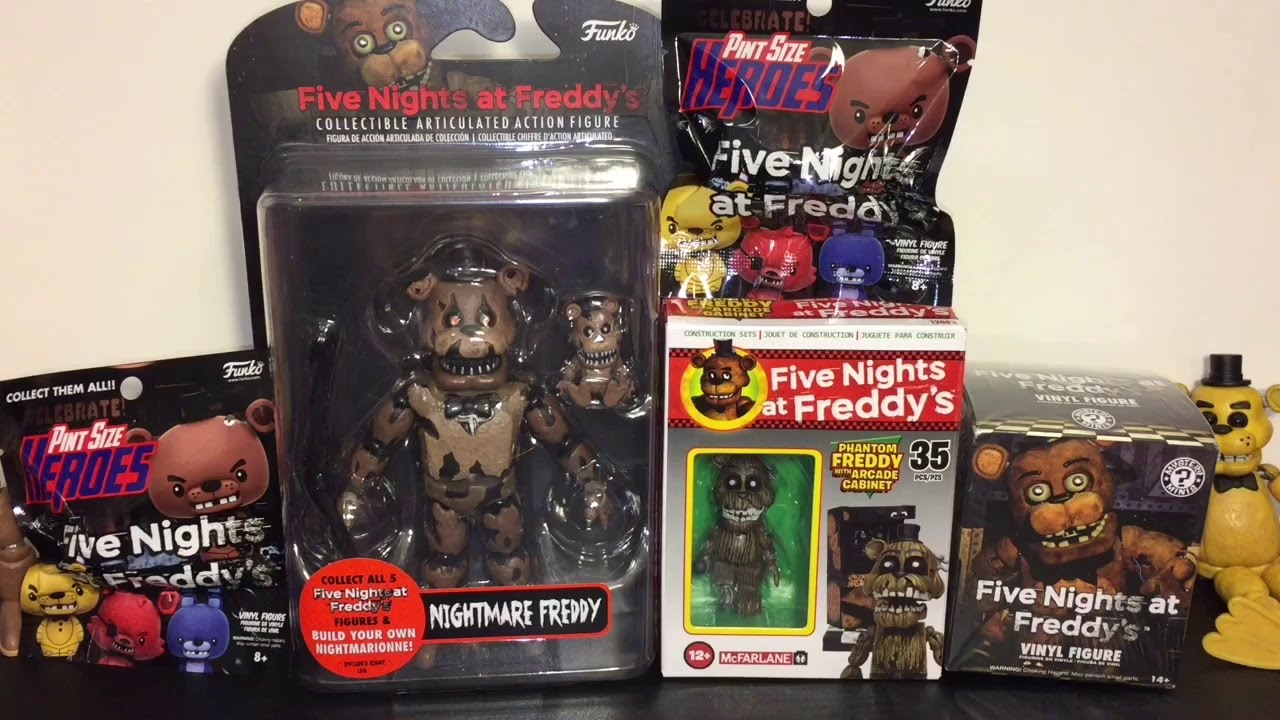 Funko Pint Size Heroes Five Nights at Freddy's Nightmare Freddy Figure FNAF