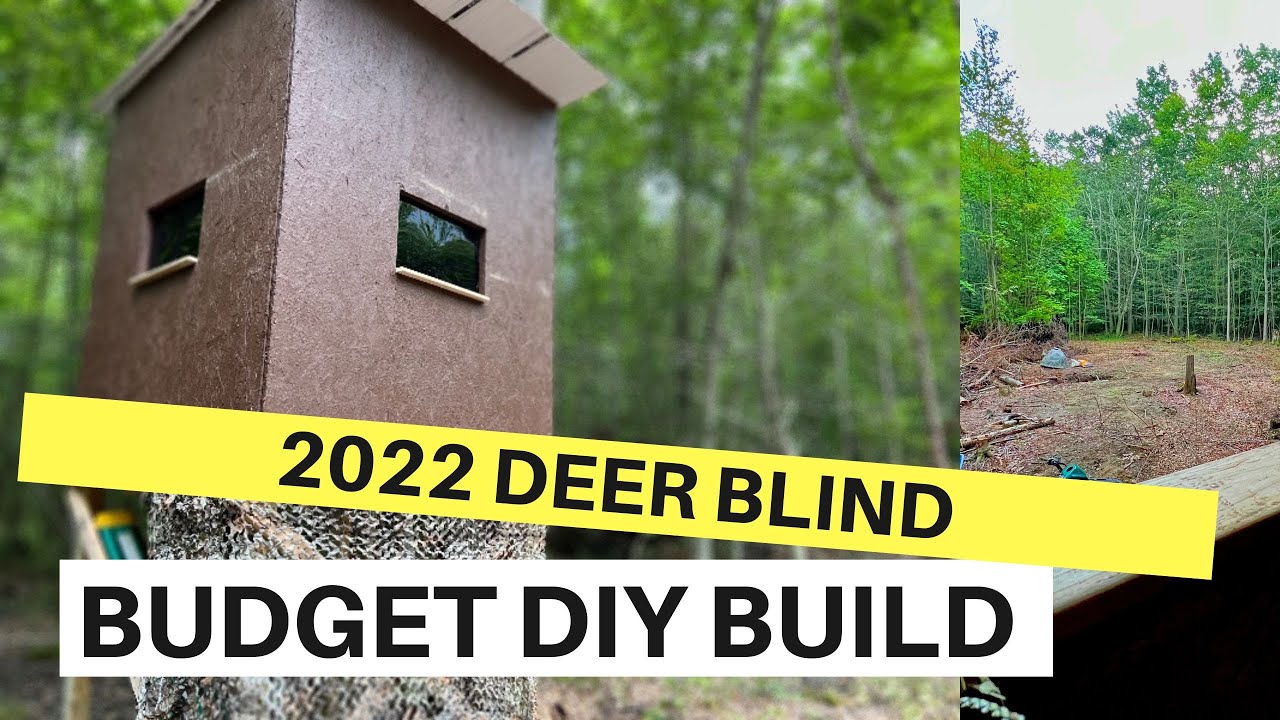 How I Built My Deer Blind Build On A Budget A Hunters Clubhouse YouTube How I Built My Deer Blind Build On A Budget A Hunters Clubhouse YouTube