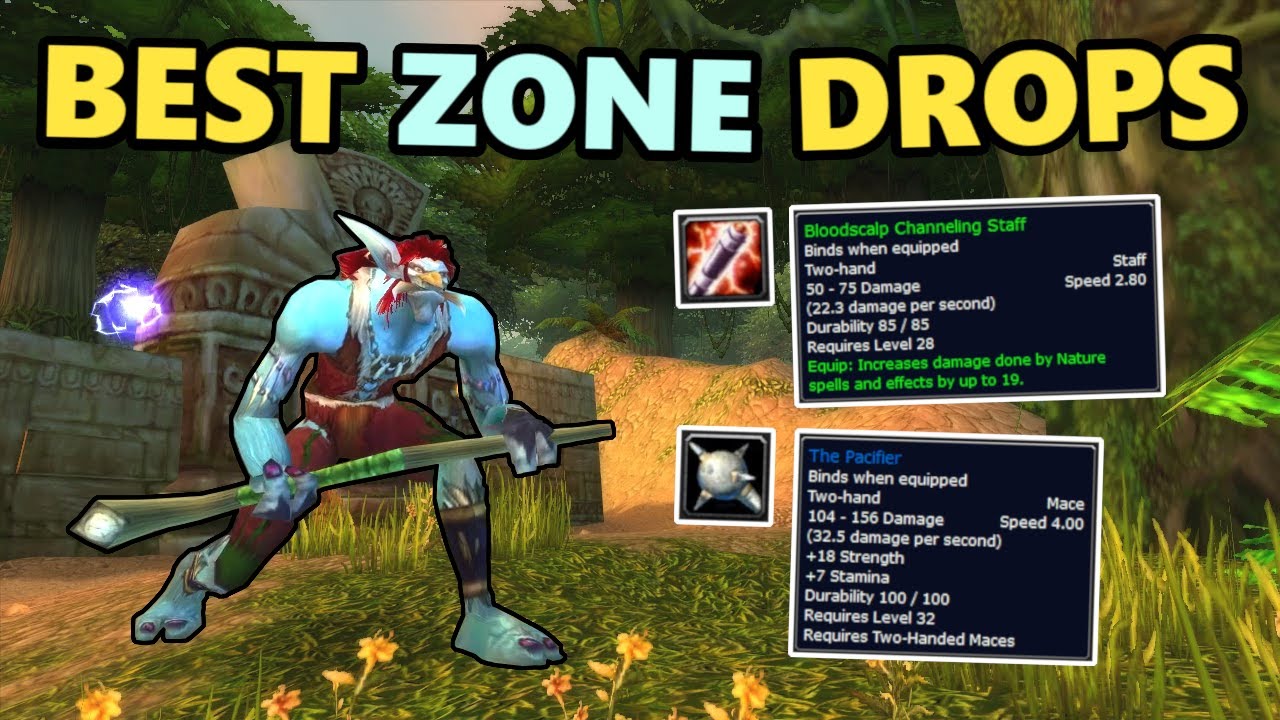 Best Zone Drops in Classic WoW