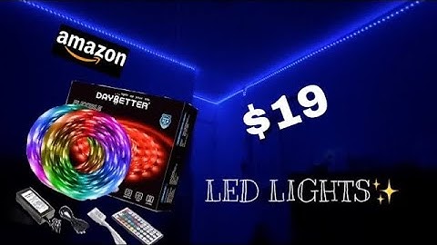 DAYBETTER Led Lights 32.8 ft ! | setup + review | NANCY ROD