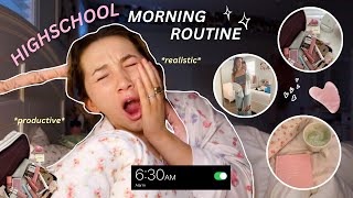 REALISTIC HIGH SCHOOL MORNING ROUTINE *productive*