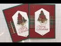Perfectly Plaid Christmas Tree Card