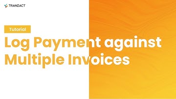 How to log payment against multiple Invoices in TranZact?