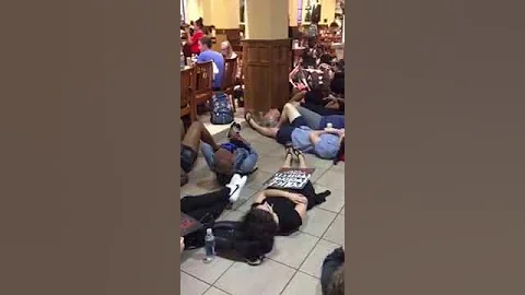 OU Black Lives Matter Die-In protest
