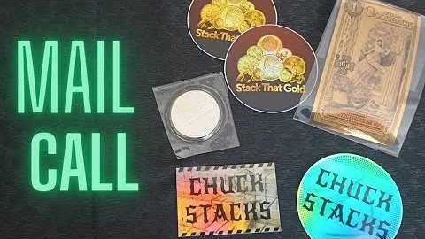 Mail Call from our friends @StackThatGold and @Chuck_Stacks