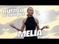 Ballroom latin dance lessons for beginners  melia  rumba lesson  mabo dance camp