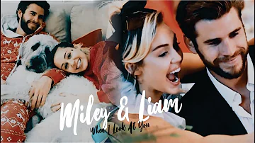 •Miley Cyrus & Liam Hemsworth | When I Look At You• [Español] ♡