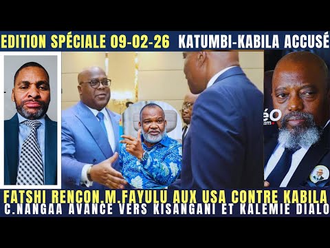 FATSHI RENCONT MA FAYULU AUX USA CONTRE KABILA COR NANGAA VERS KISANGANI ET KALEMIE PROCÈS KAMIZELO 