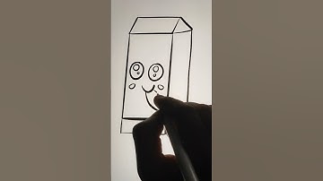 Milk carton ( Procreate+ Midjourney) #shorts