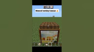 Working TRASHCAN in Minecraft! 🗑️ #shorts