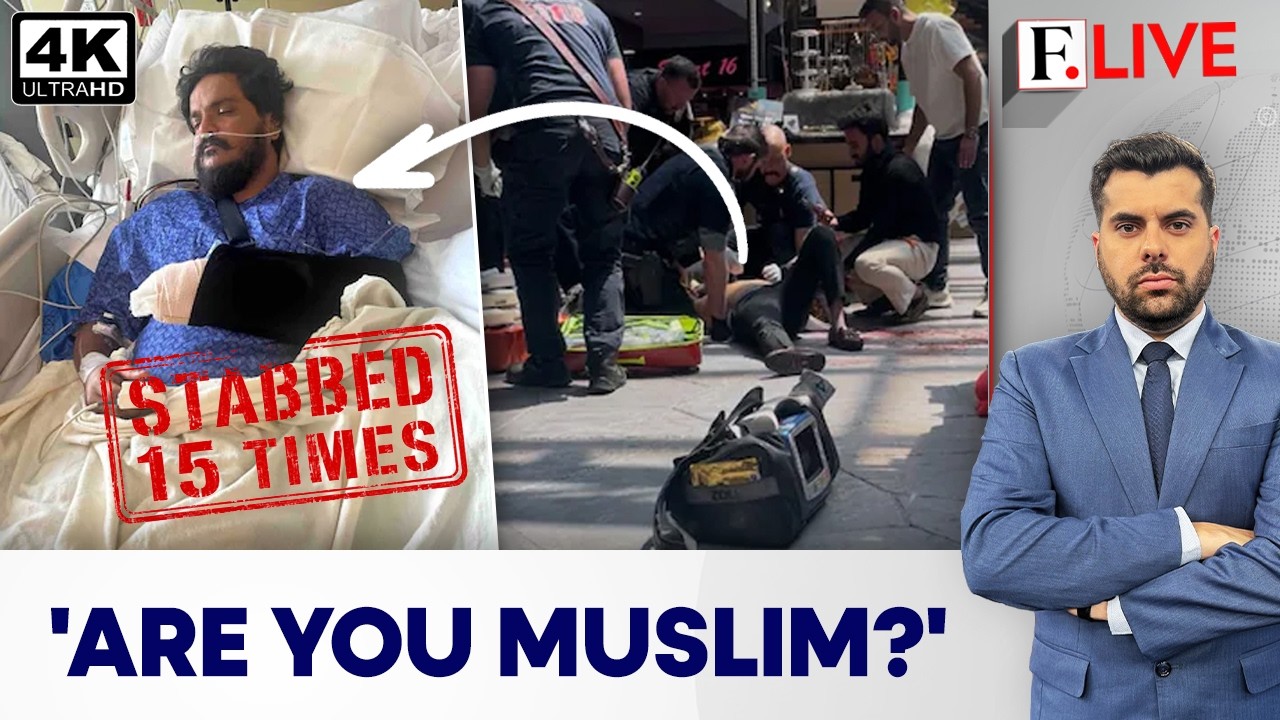 US: Indian-Origin Muslim Worker Stabbed in Utah Hate Attack | Firstpost Live thumbnail